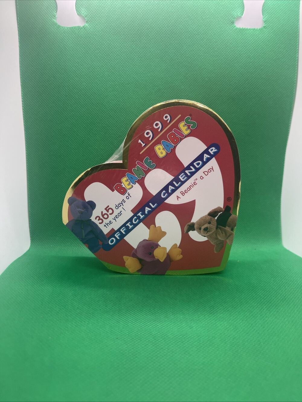 1999 TY Beanie Babies Weekly Desk Calendar Official Calendar New Sealed vtg HTF